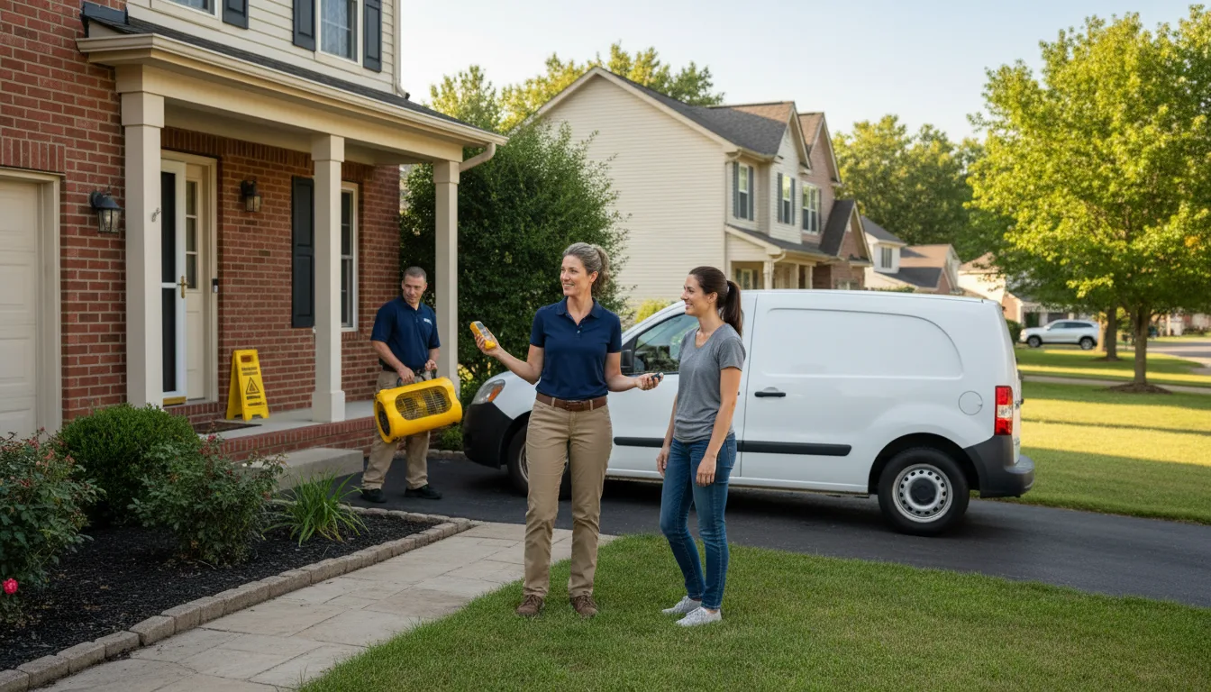 Water restoration image for Dehumidification And Cleanup Services in Harrison, NY